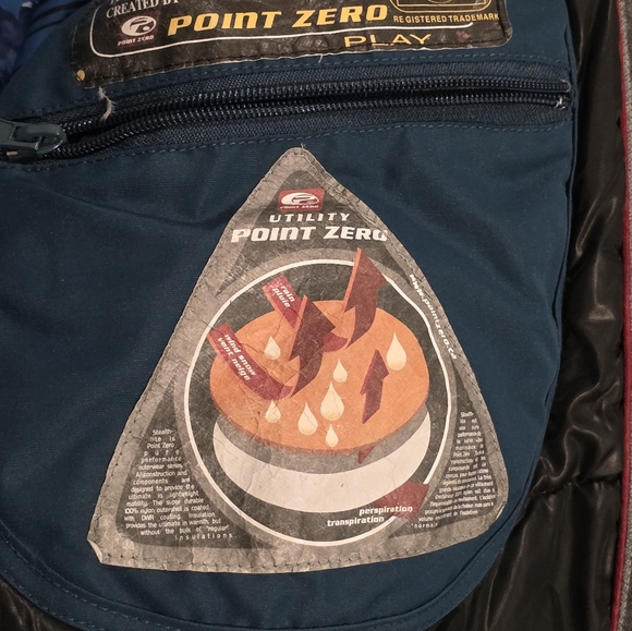 Point Zero Premium Down Bomber Coat Mens Size M Below -20 Green - Picture 7 of 10